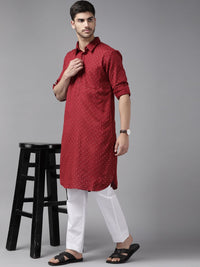 See Designs Printed Regular Pure Cotton Kurta with Pyjamas