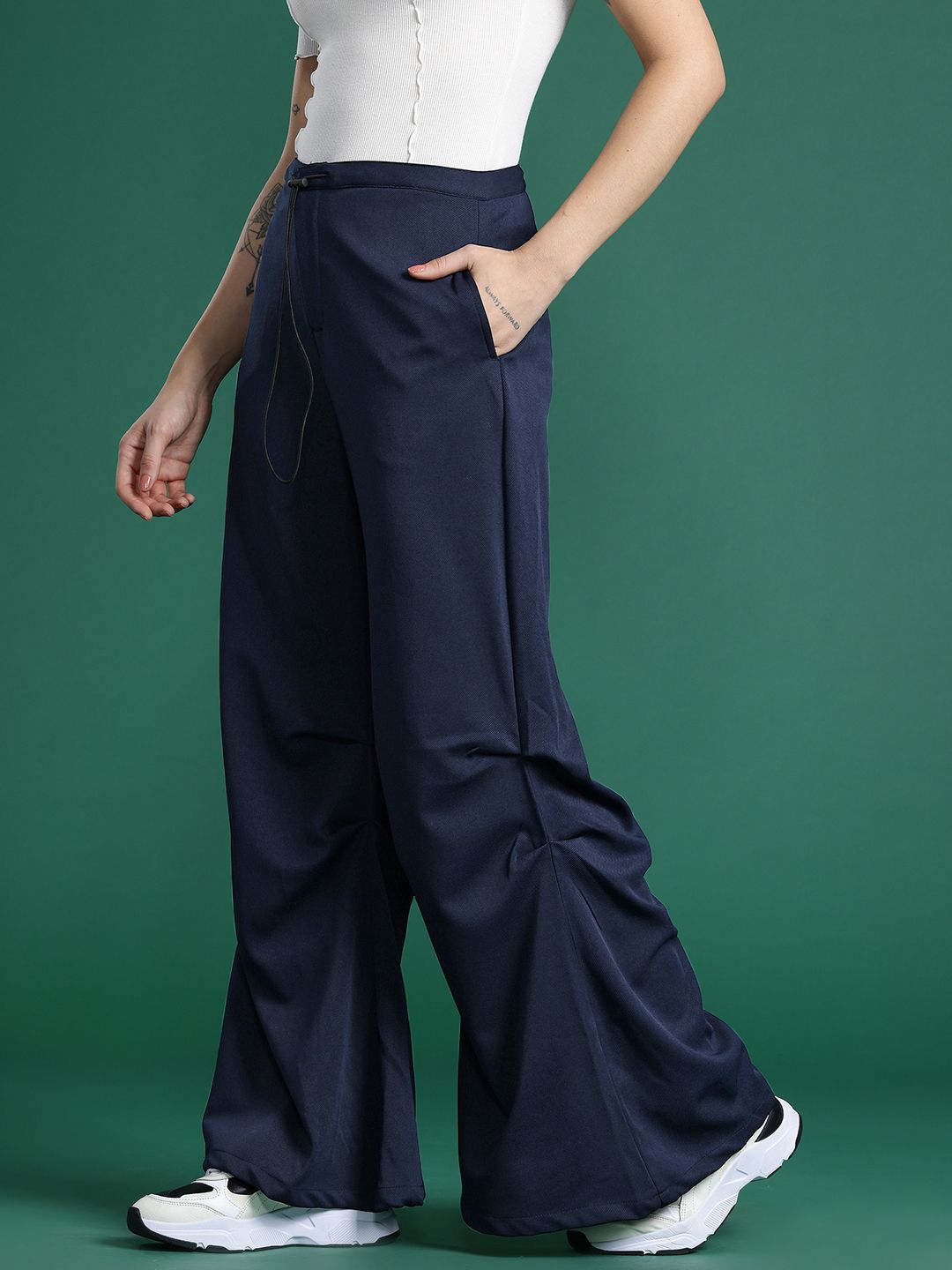 DressBerry Women Loose Fit Parachute Pants