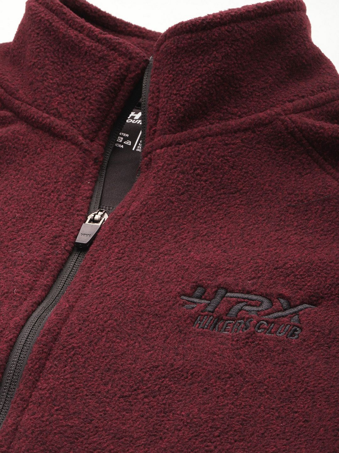 HRX by Hrithik Roshan Open Front Fleece Sweatshirt