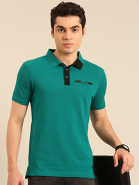 Being Human Polo Collar Pure Cotton T-shirt