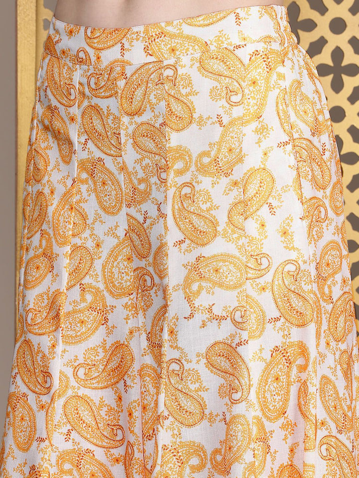 House of Pataudi Women Ethnic Motifs Regular Jashn Kurti With Palazzos & Dupatta