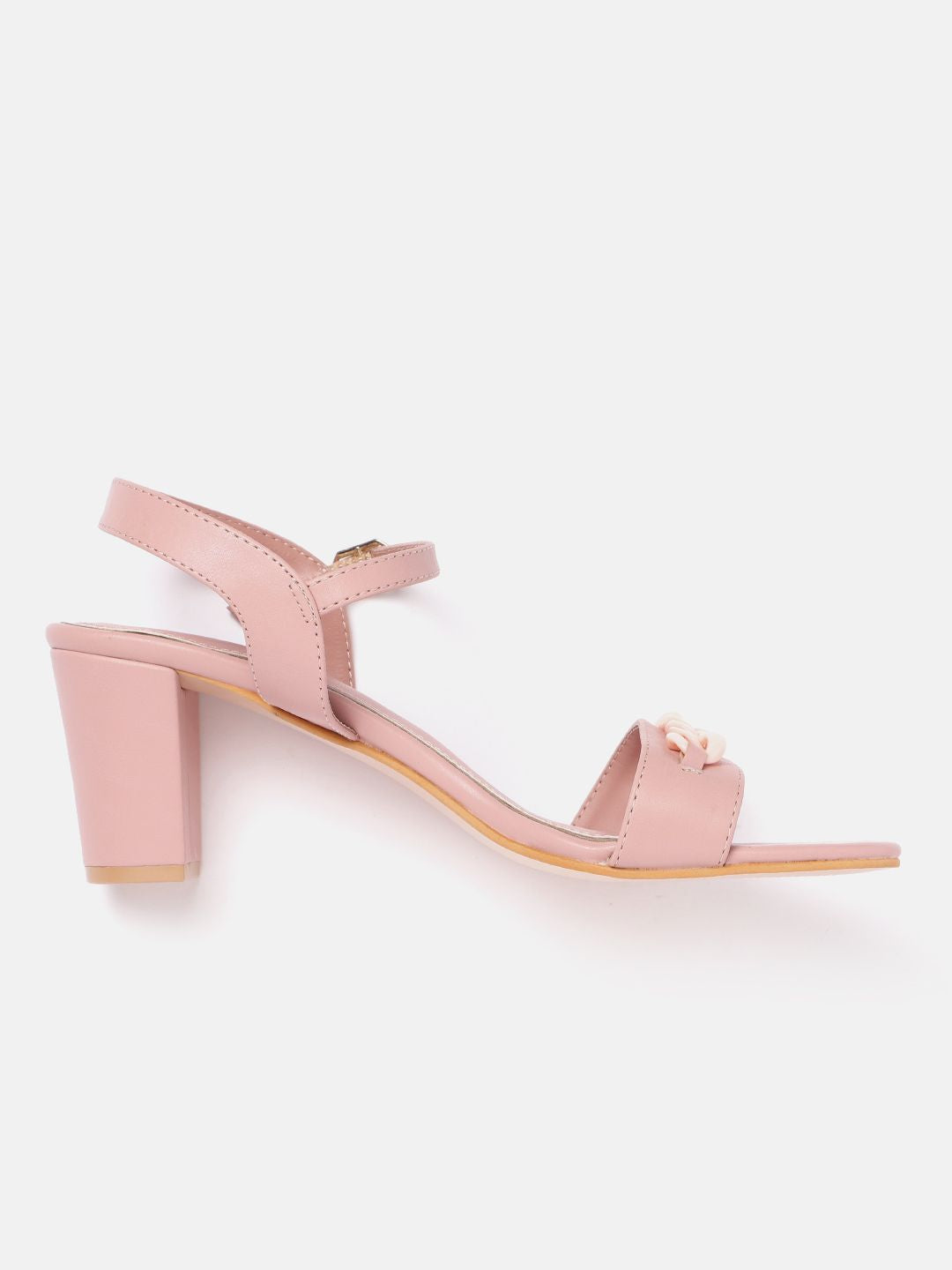 DressBerry Chain Detail Block Heels