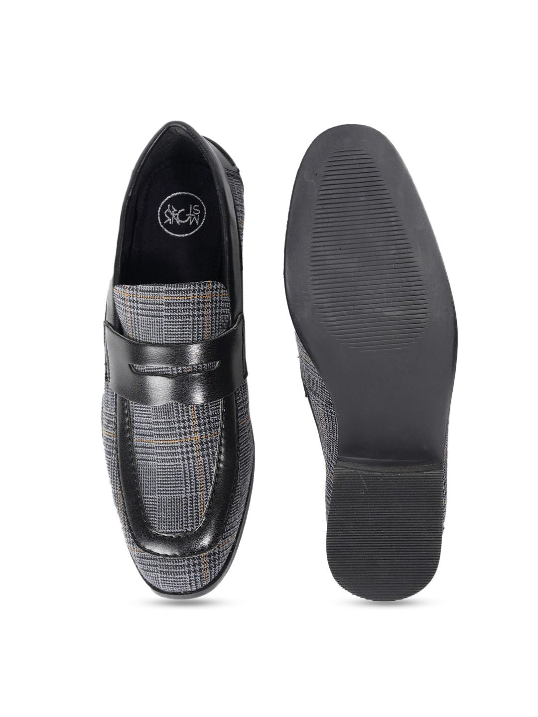MONKSTORY Men Printed Penny Loafers