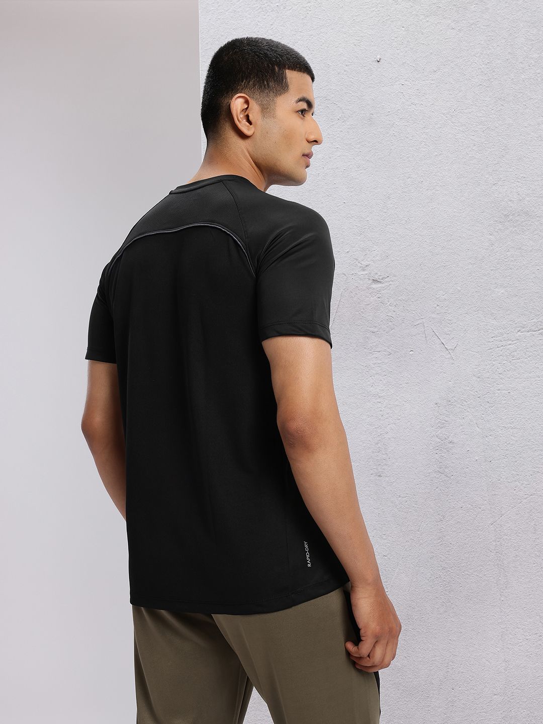 HRX by Hrithik Roshan Men Typography Printed Rapid-Dry Training T-shirt