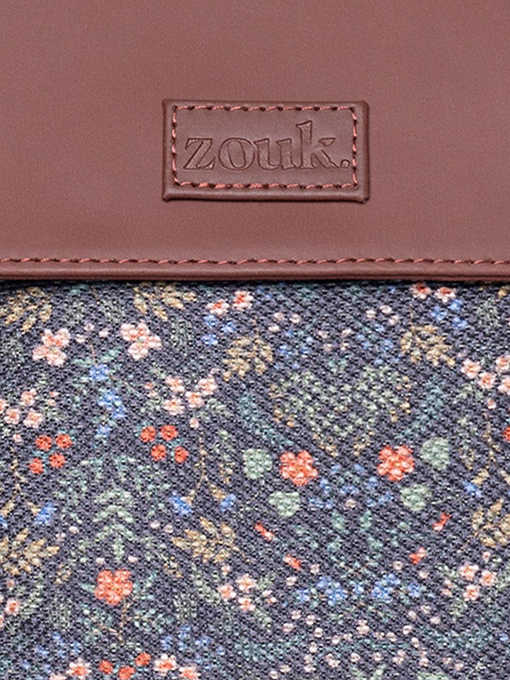 ZOUK Floral Printed Structured Sling Bag