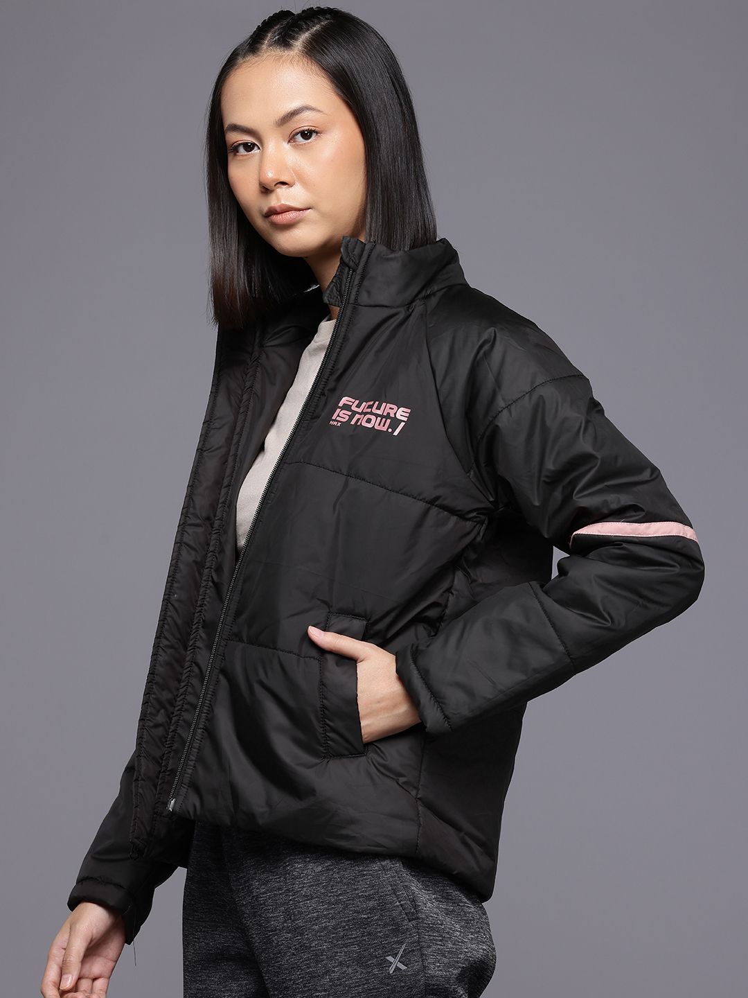 HRX by Hrithik Roshan Women Printed Padded Jacket
