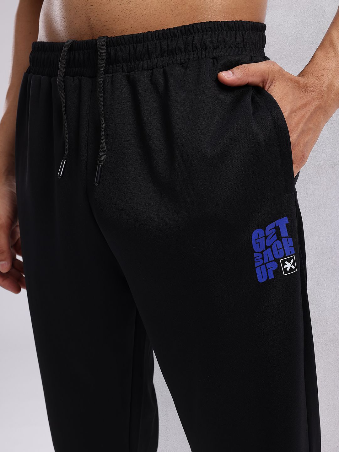 HRX by Hrithik Roshan Men Printed Detail Rapid-Dry Running Joggers