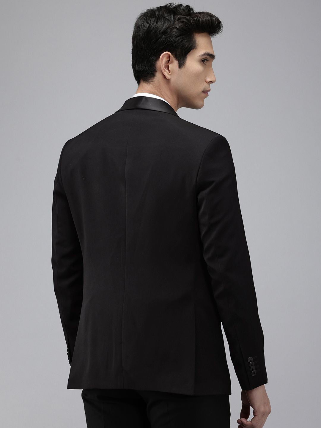 Park Avenue Super Slim Fit Shawl Collar Single-Breasted Party Blazers