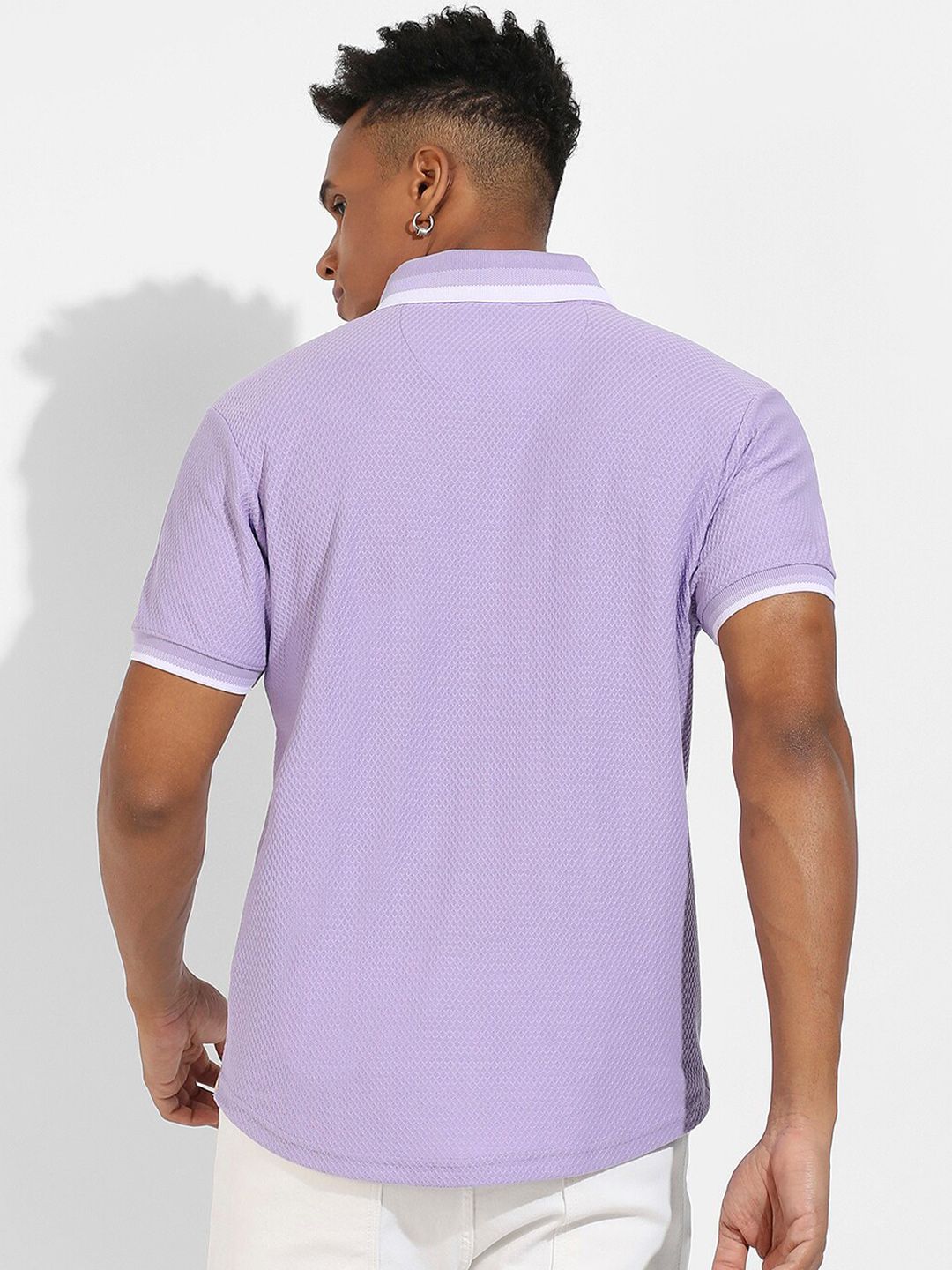 Campus Sutra Textured Classic Opaque Casual Shirt