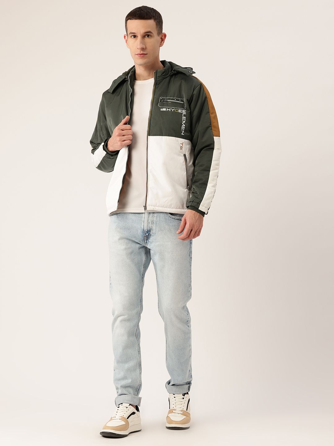 Monte Carlo Colourblocked Padded Jacket with Detachable Hood