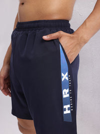 HRX by Hrithik Roshan Men Brand Logo Print Mid-Rise Training Shorts