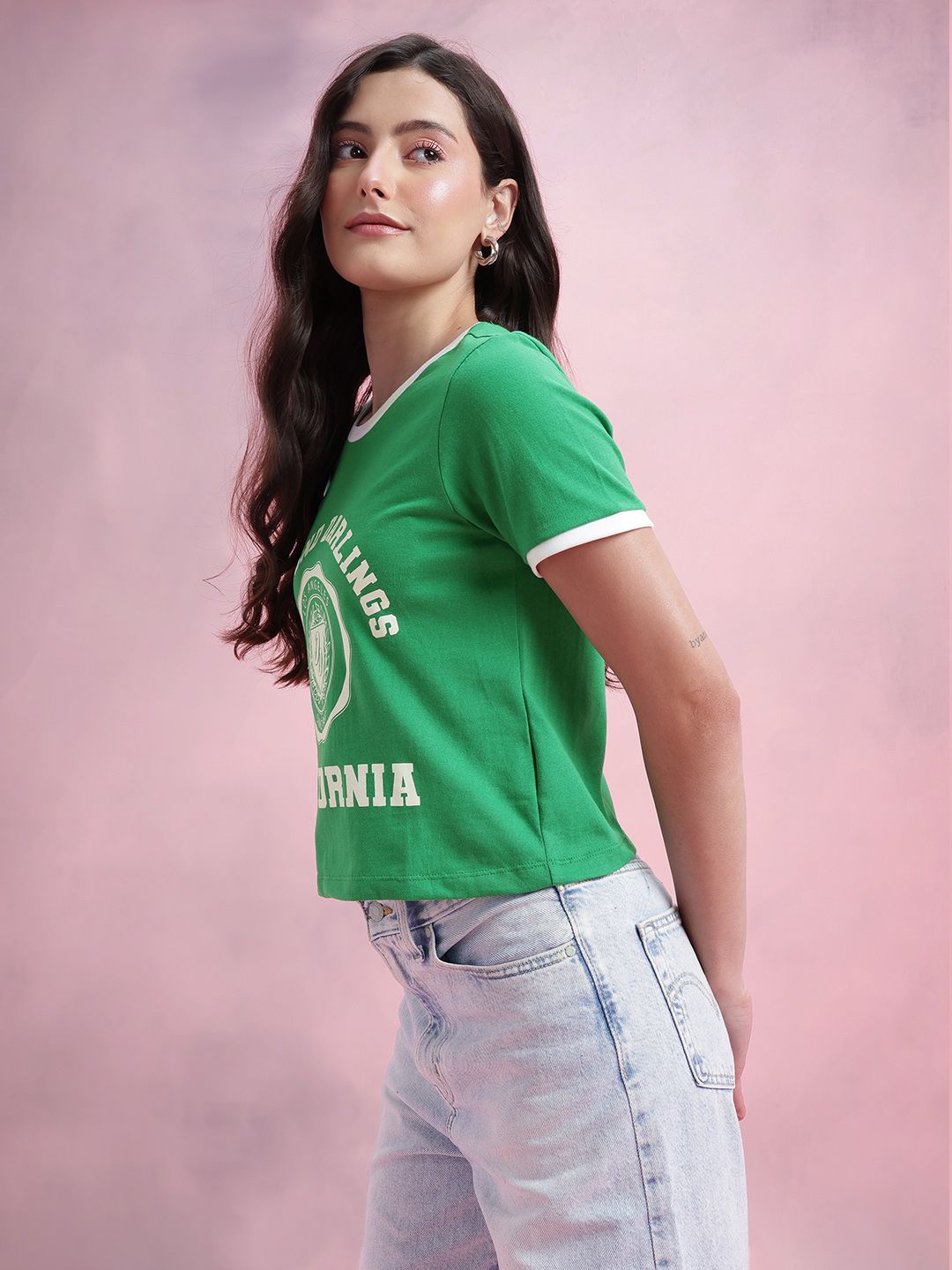 DressBerry Varsity Printed T-shirt