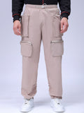 The Indian Garage Co. Lelaki santai sesuai dengan jogger kargo utiliti kapas tulen