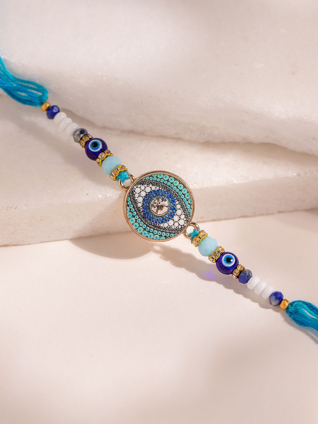 Voylla Guardian Evil Eye Beaded Thread Rakhi