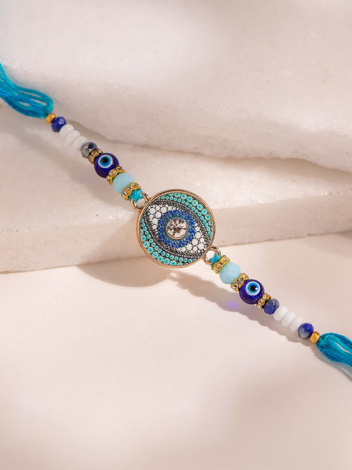 Voylla Guardian Evil Eye Beaded Thread Rakhi