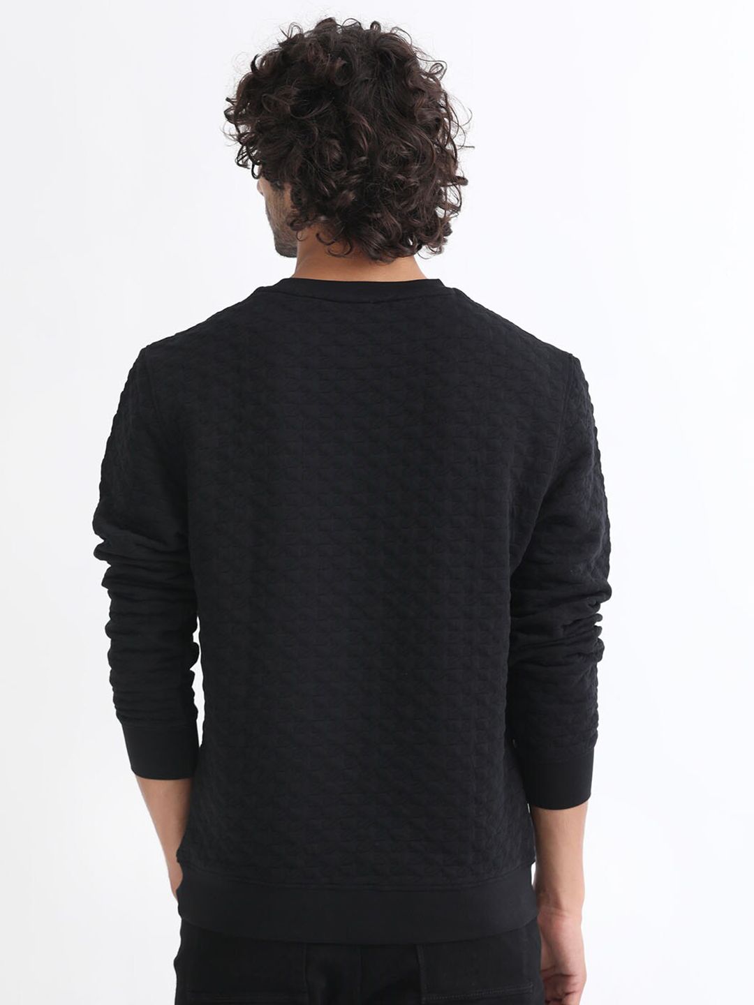 RARE RABBIT Men Shield Sweatshirt