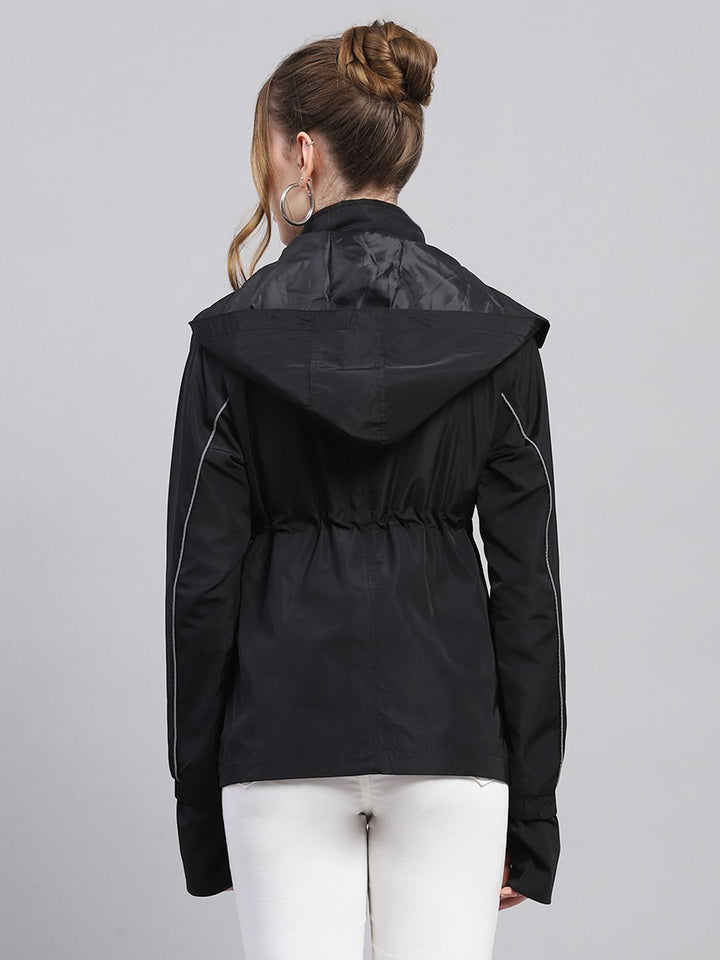 Monte Carlo Water Repellent Toggle Waist Hooded Tailored Jacket