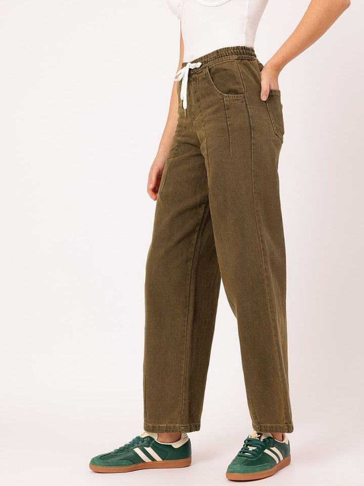 DressBerry Women Modern Minimal Baggy Jeans