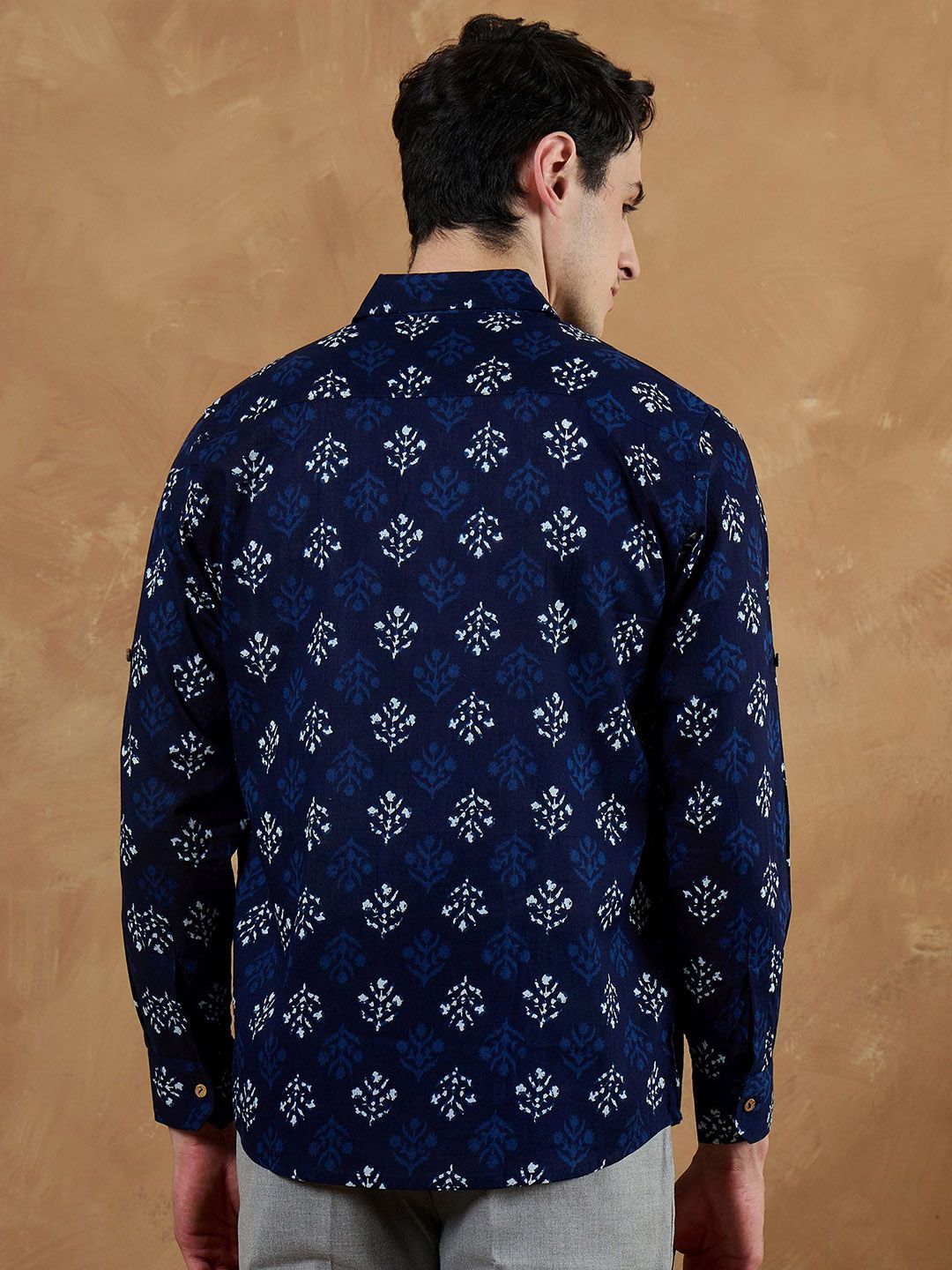DENNISON Men Block Printed Casual Shirt