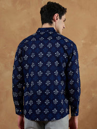 DENNISON Men Block Printed Casual Shirt