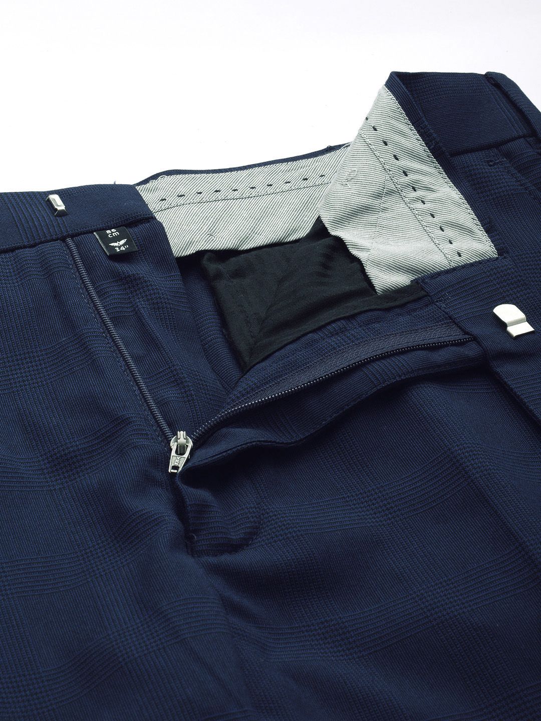 Park Avenue Checked Neo Fit 2 Piece Formal Suits