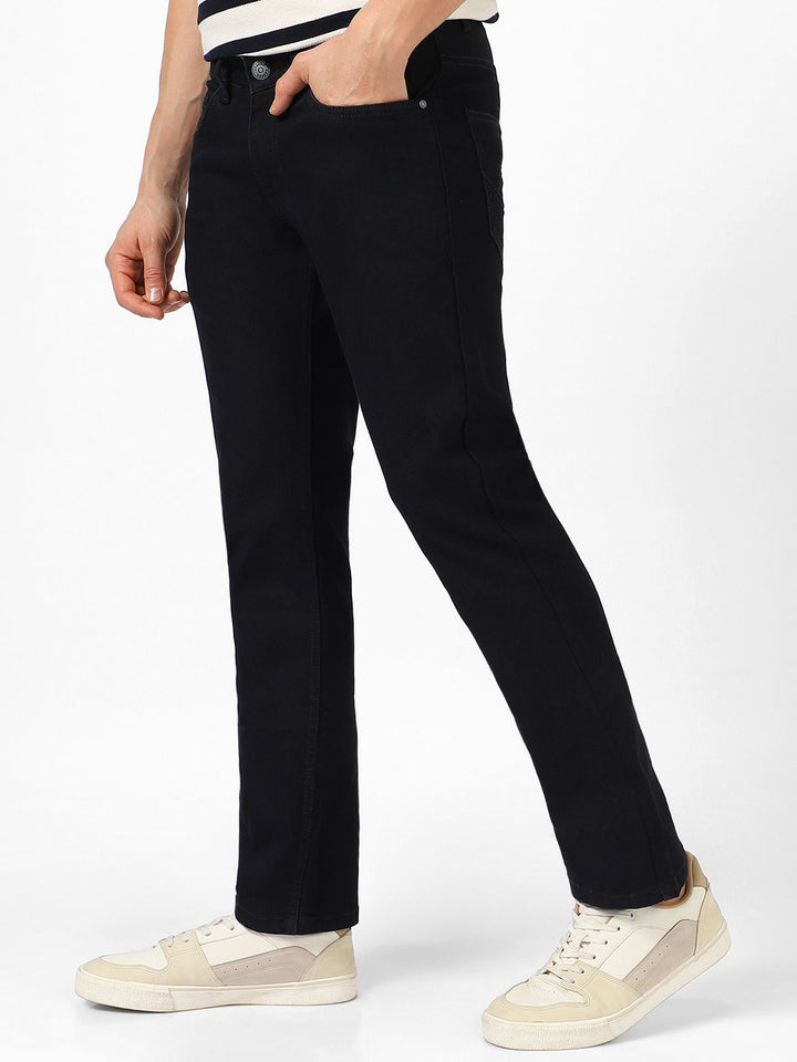 Urbano Fashion Men Mid-Rise Bootcut Stretchable Jeans