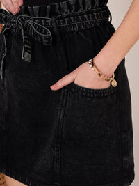 Berrylush Pure Cotton Straight Mini Skirts