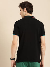 Being Human Short Sleeves Polo Collar Pure Cotton T-shirt