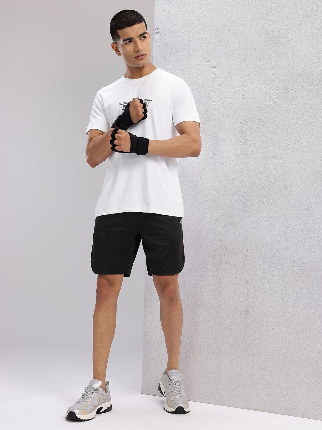 HRX by Hrithik Roshan Men Side Stripe Training Shorts