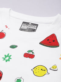 DILLINGER Printed Oversized Pure Cotton T-shirt
