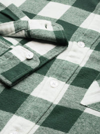 THE BEAR HOUSE Men Green Slim Fit Gingham Checks Checked Casual Shirt