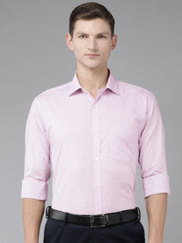 Park Avenue Slim Fit Checked Pure Cotton Formal Shirt