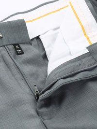 Park Avenue Men Textured Smart Regular Fit Formal Trousers