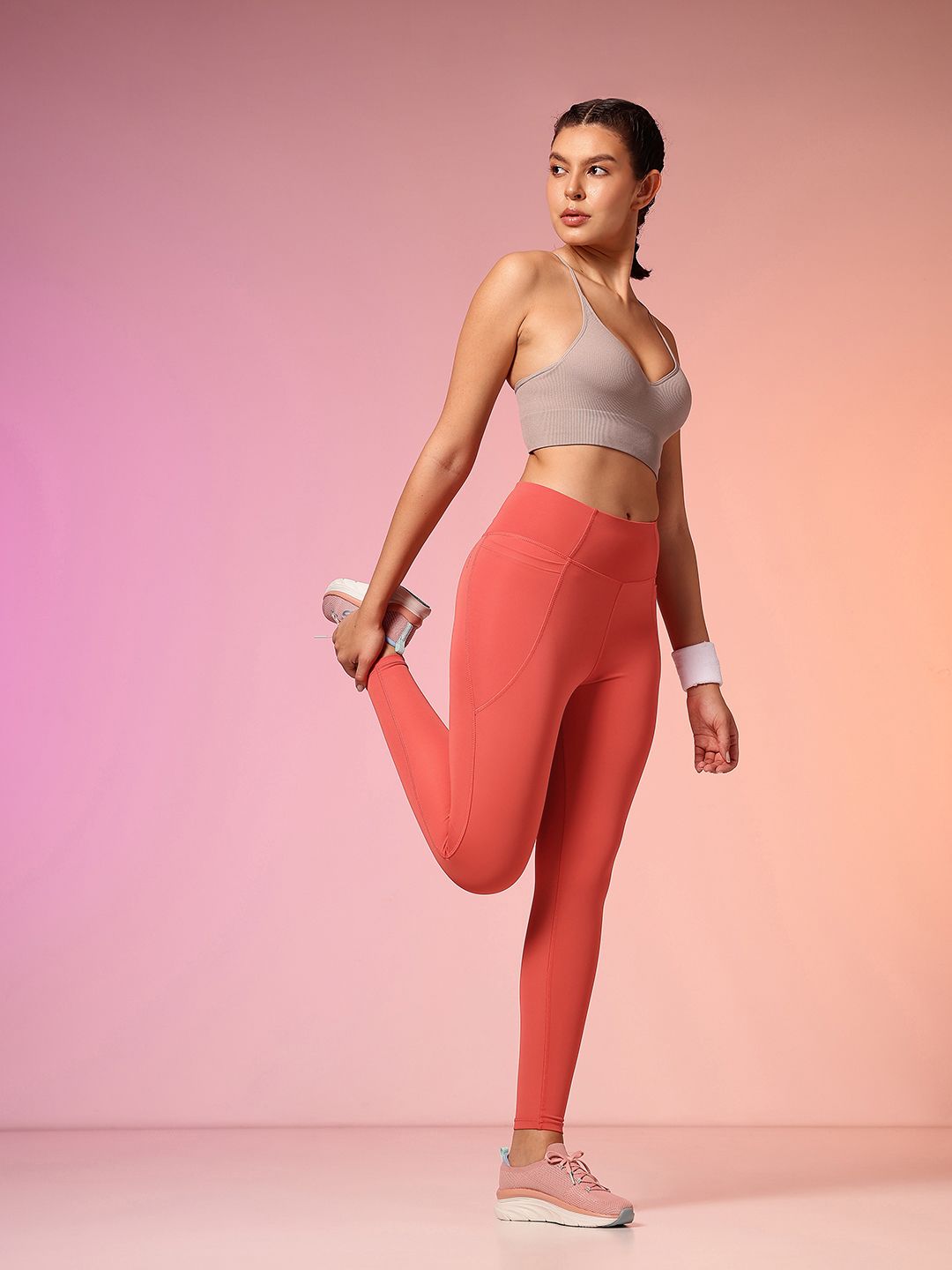 HRX by Hrithik Roshan Women Hi-Sculpt Rapid-Dry Training Tights