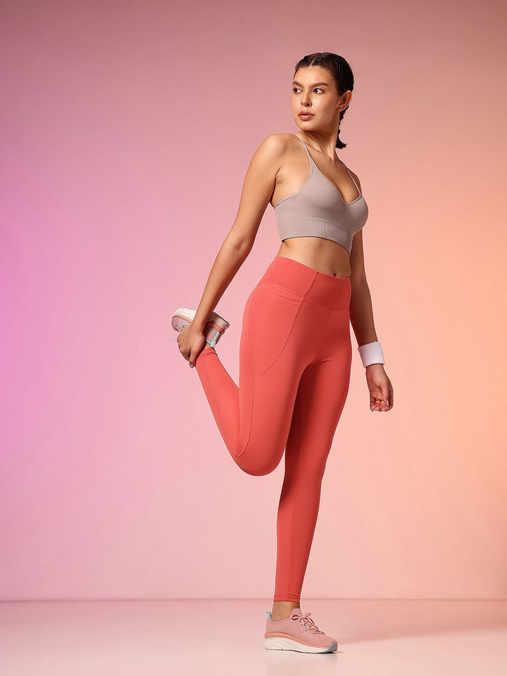 HRX by Hrithik Roshan Women Hi-Sculpt Rapid-Dry Training Tights