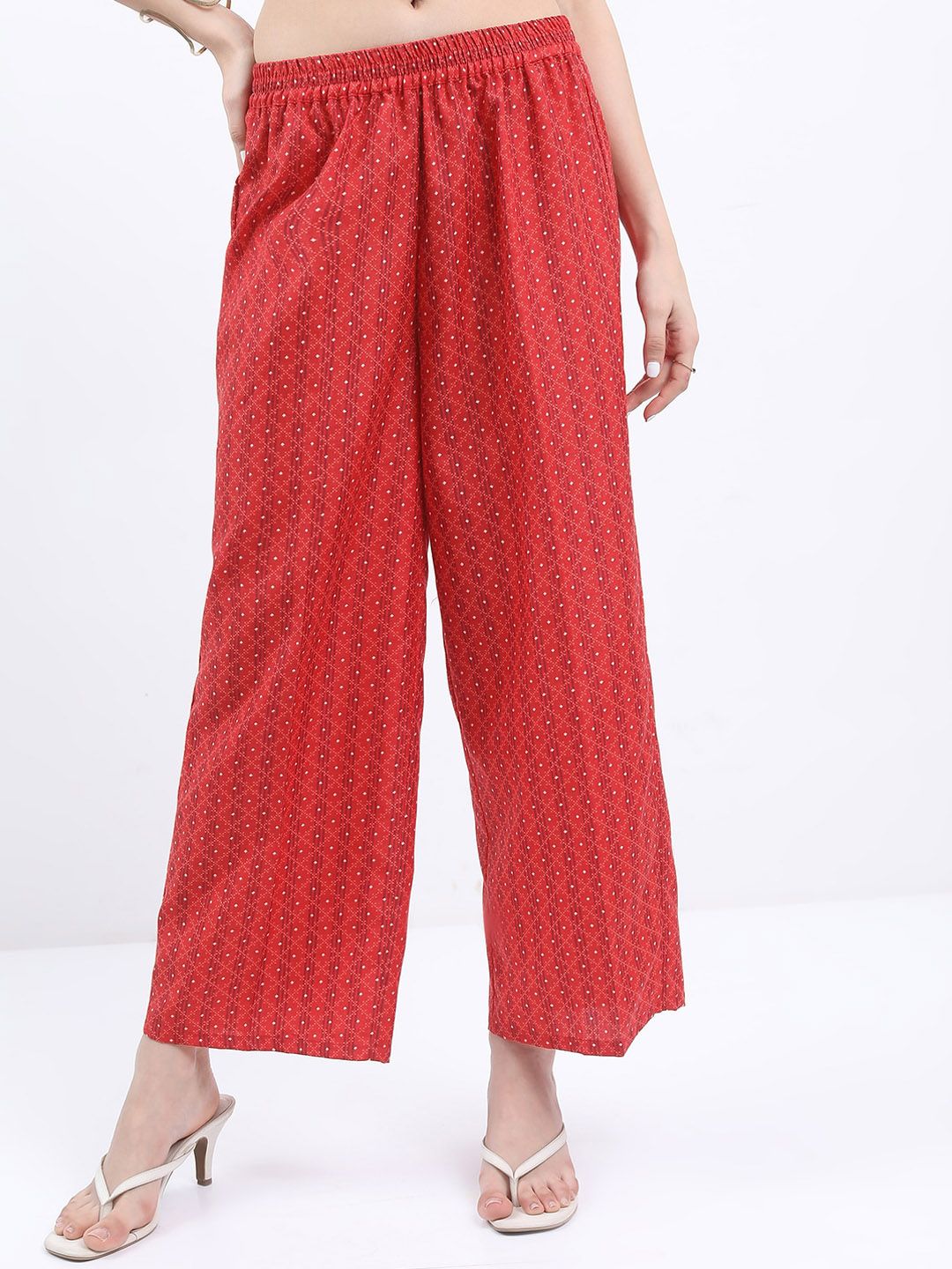 Vishudh Ethnic Motifs Printed Regular Kurta with Palazzos