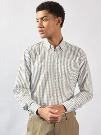 DENNISON Men Smart Micro Checks Formal Shirt