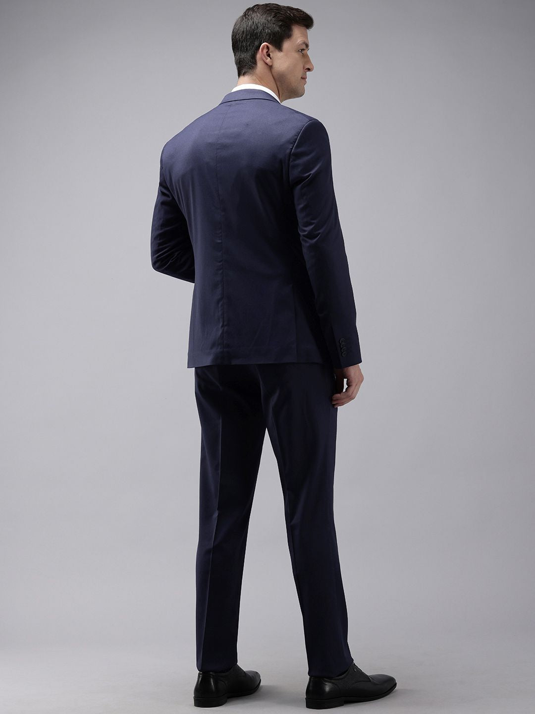 Park Avenue Solid Super Slim Fit 2 Piece Formal Suit