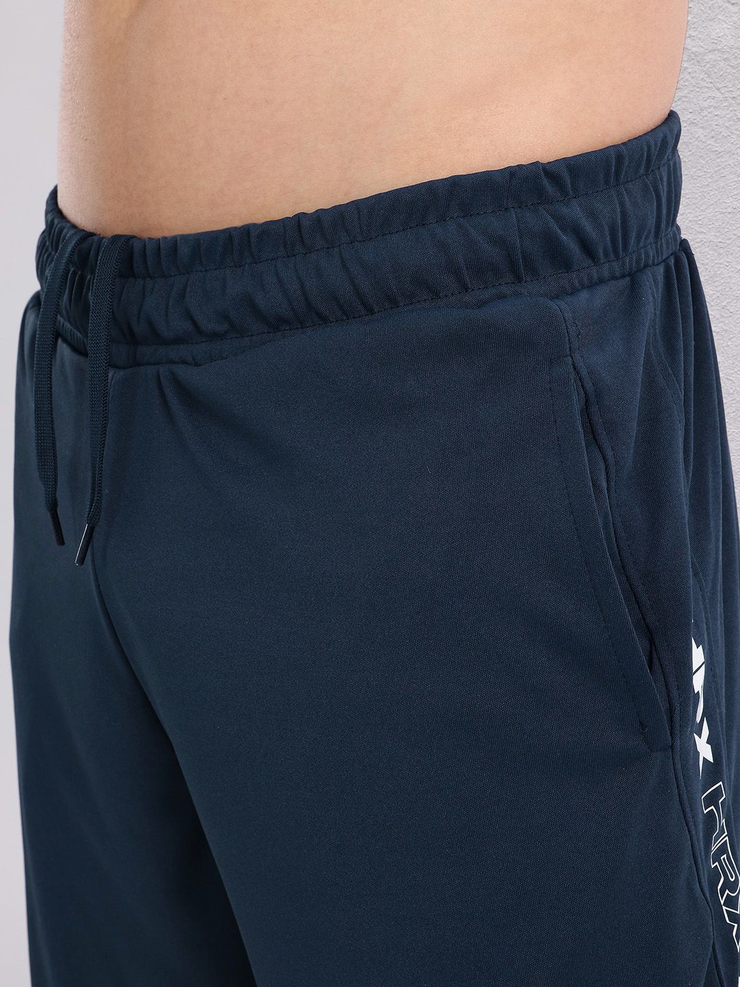 HRX by Hrithik Roshan Men Brand Logo Printed Mid-Rise Training Shorts