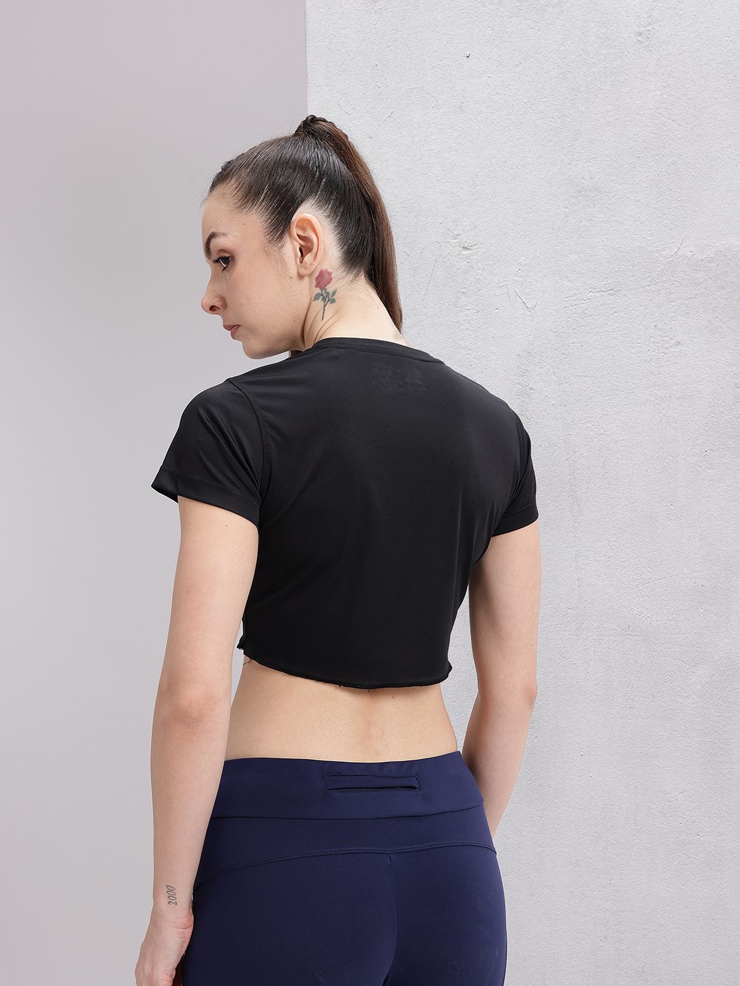 HRX by Hrithik Roshan Rapid-Dry Crop Training T-shirt