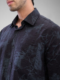SPYKAR Men Slim Fit Opaque Printed Casual Shirt