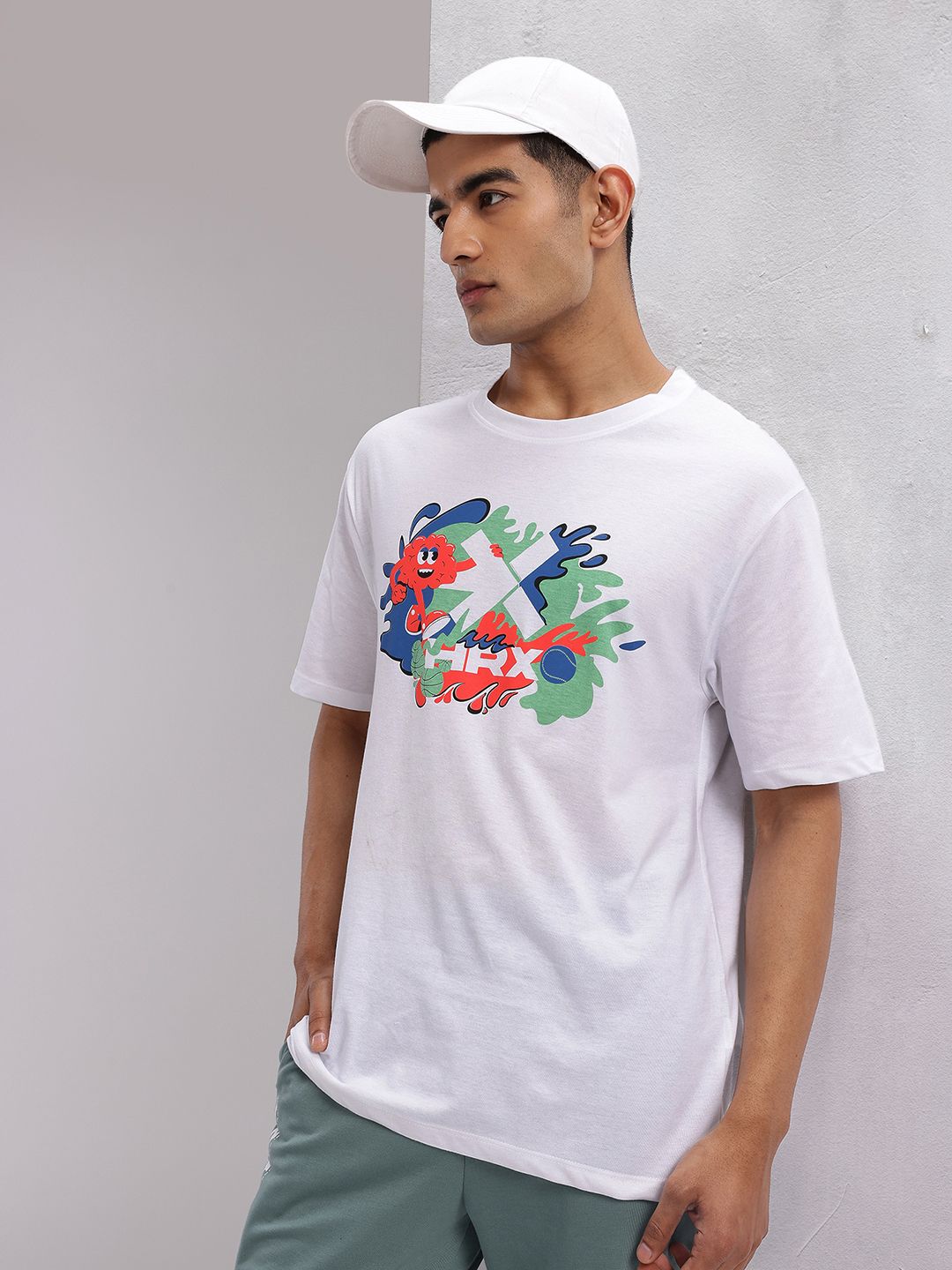 HRX by Hrithik Roshan Graphic Printed T-shirt
