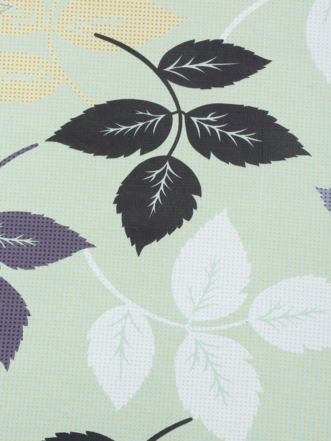 Cortina Olive Green Printed Double-Seater Sofa Covers