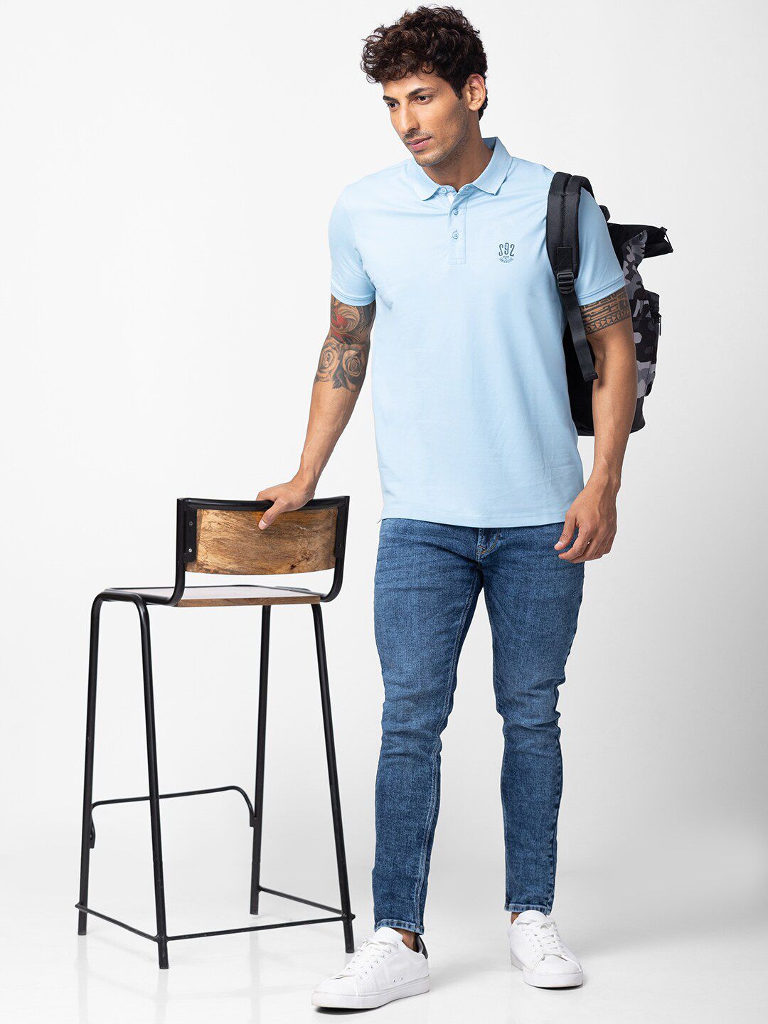 SPYKAR Men Cotton Polo Collar T-shirt