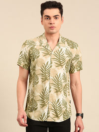 Being Human Tropical Printed Slim Fit Casual Shirt