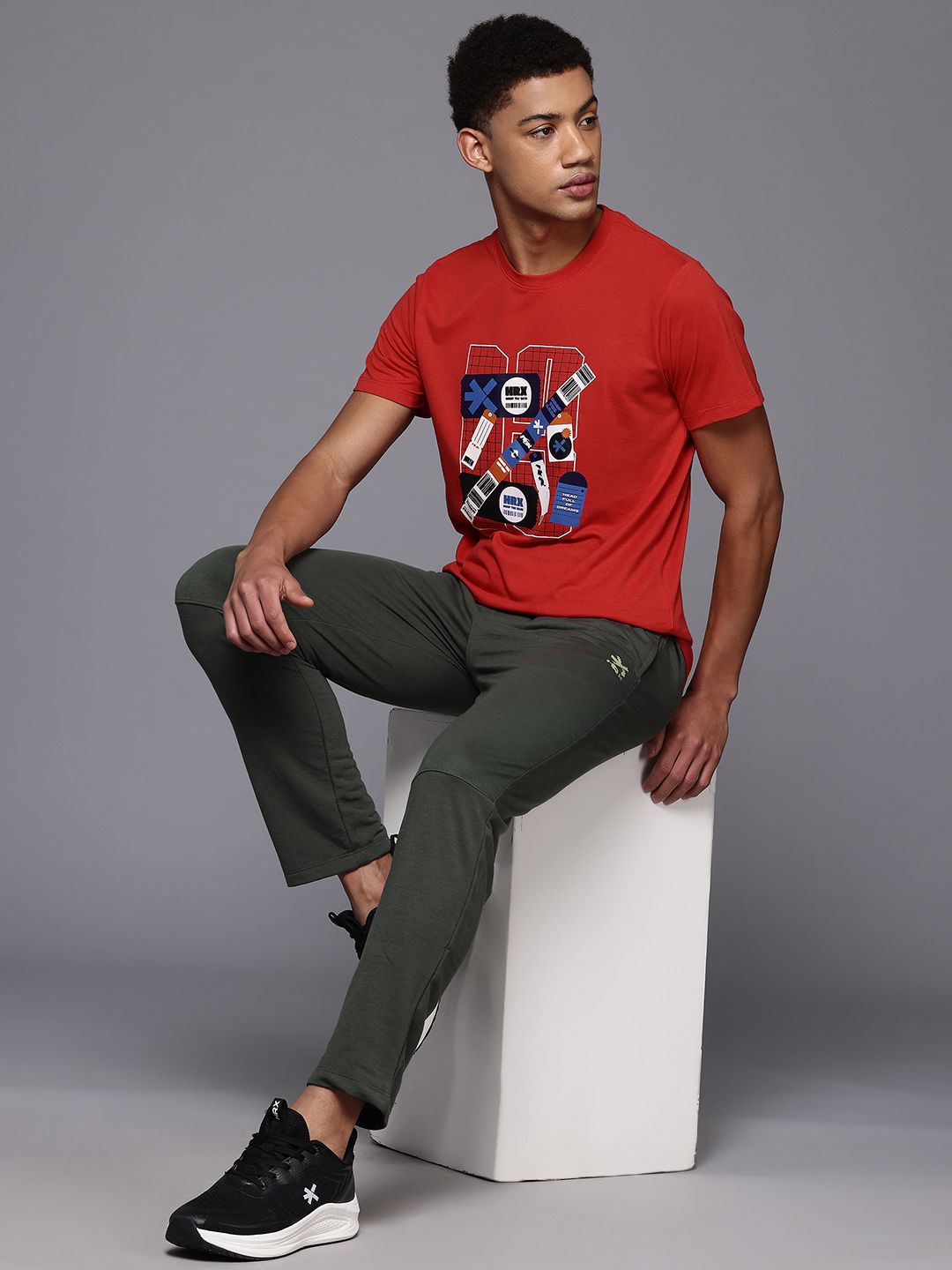 HRX by Hrithik Roshan Men Printed Lifestyle T-shirt