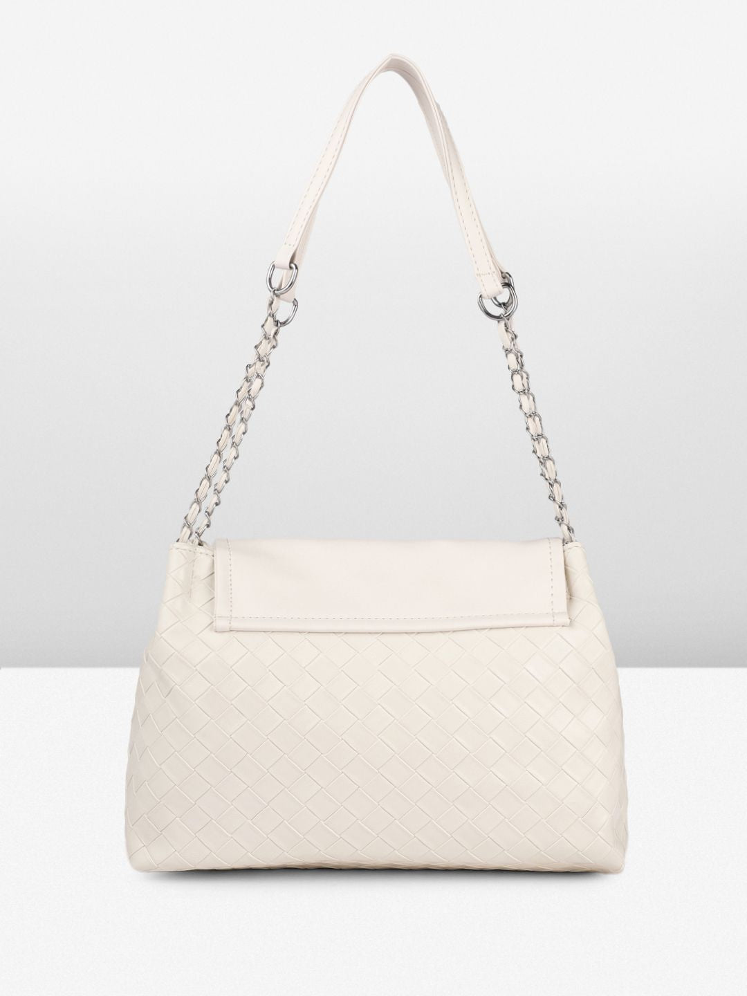 DressBerry Structured Shoulder Bag with Bow Detail