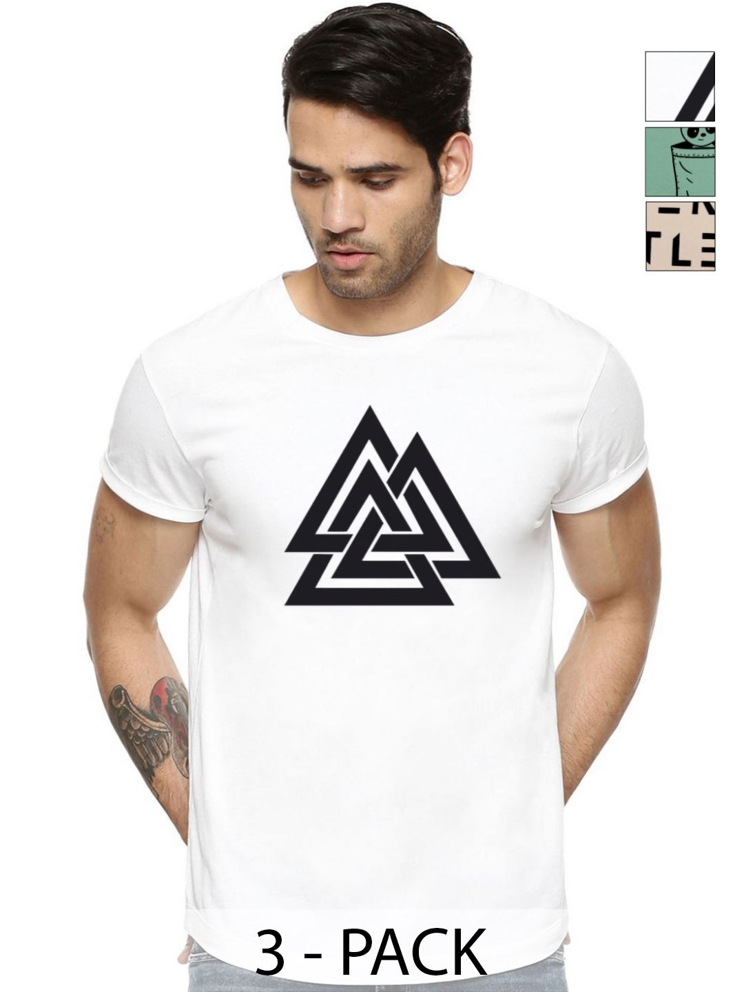 ADRO Men Printed T-shirt