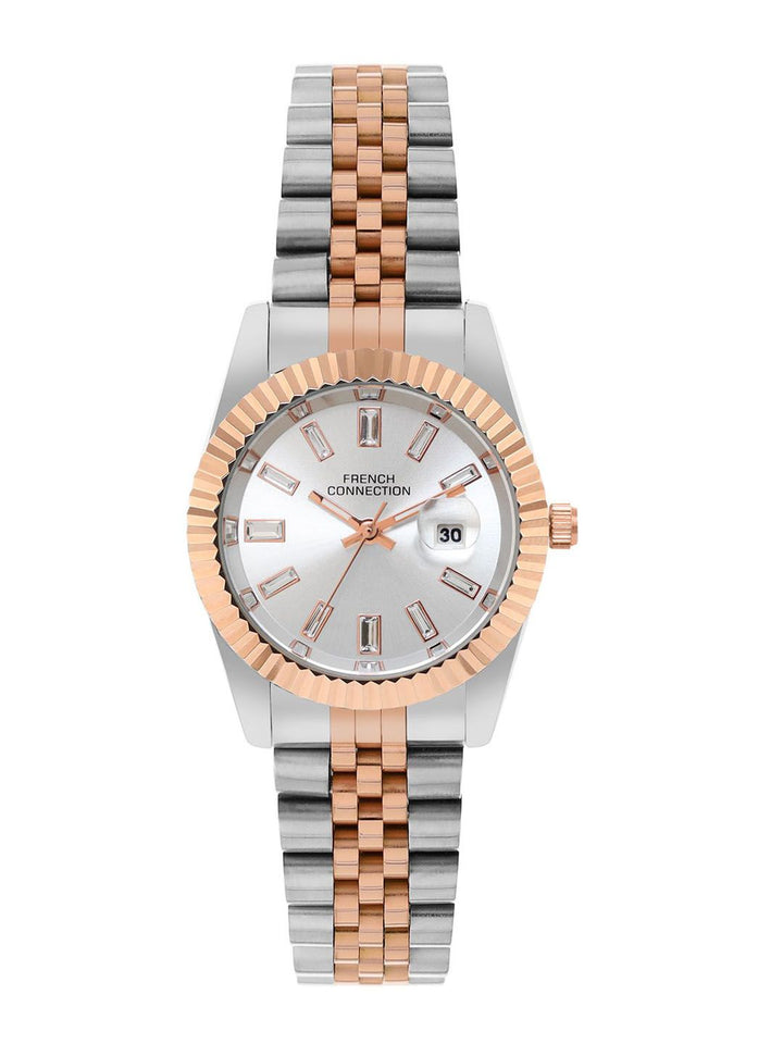 Perancis Sambungan Wanita Dial & Gaya Gaya Gaya Tali Analog Watch FCN0119SRTM
