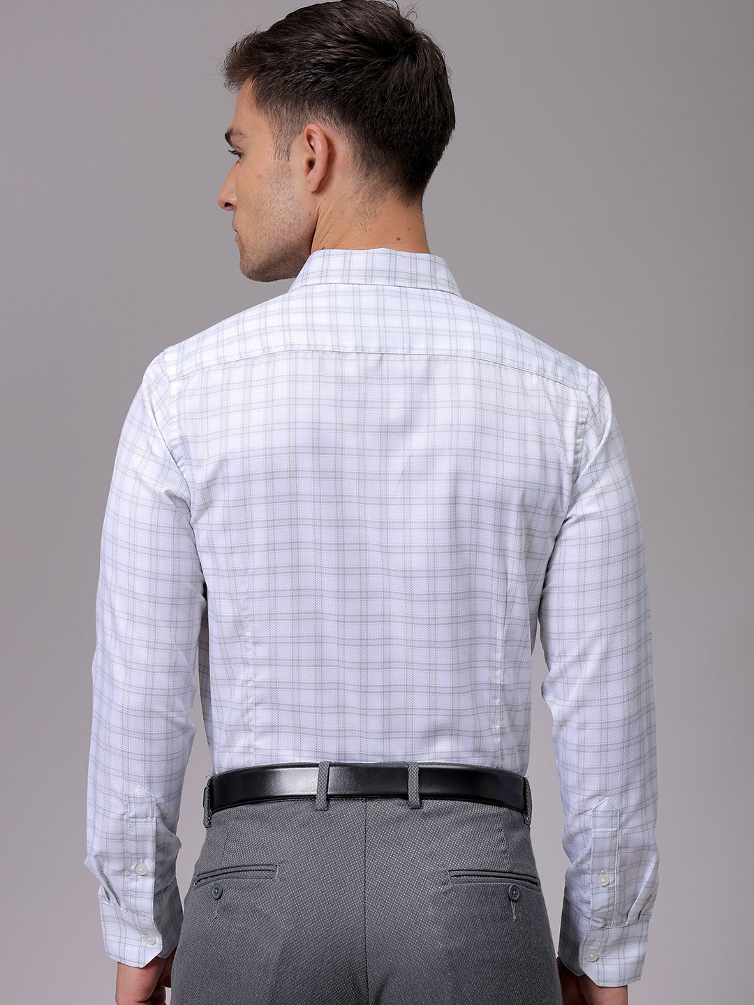 The Indian Garage Co. X Luxe Men Slim Fit Multi Stripes Opaque Striped Formal Shirt